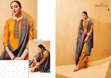 ETHNIC PAKISTANI INDIAN DESIGNER Suit SALWAR KAMEEZ 42L Digital work plazzo