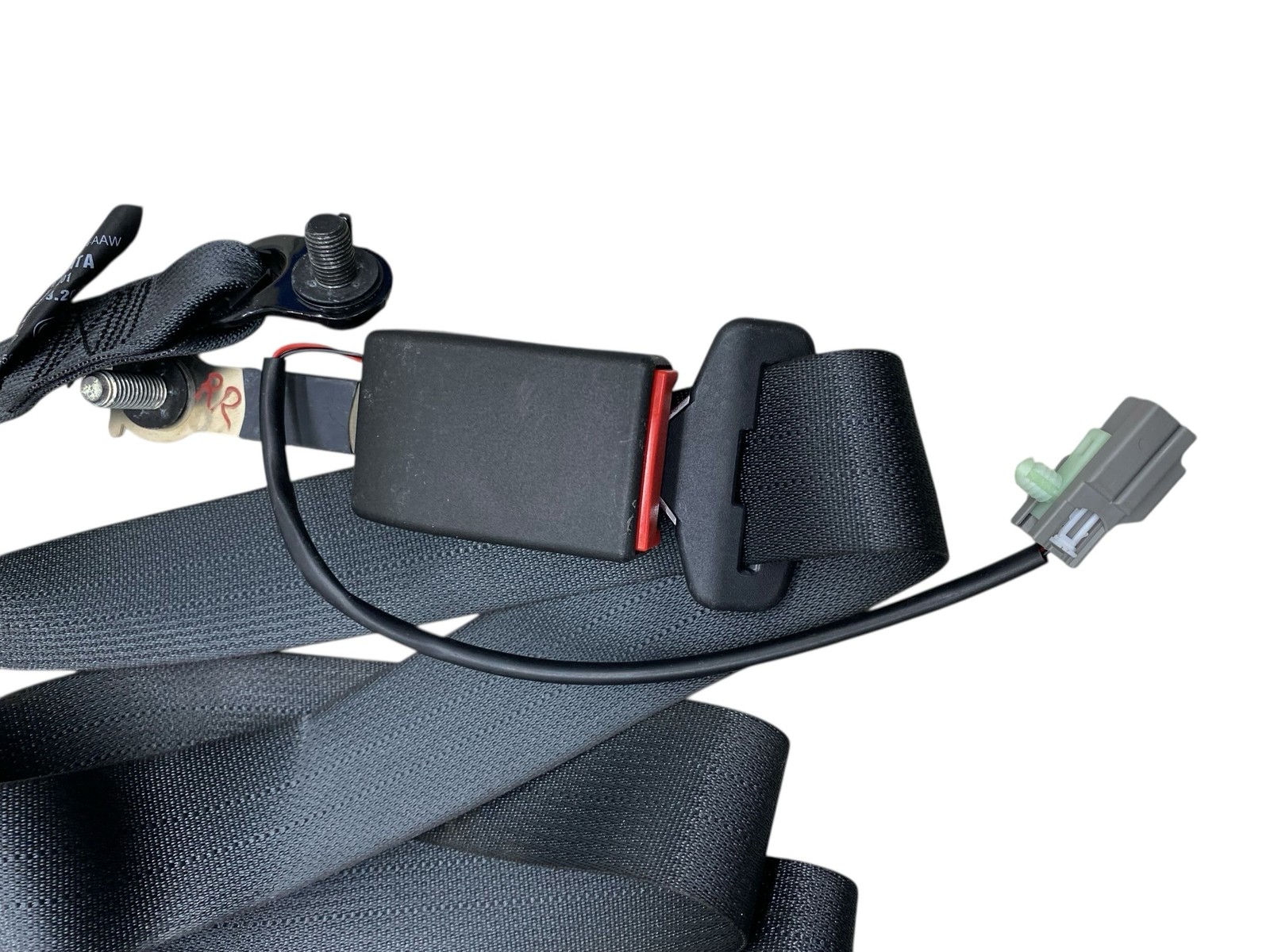 2015 ASTON MARTIN RAPIDE RIGHT REAR SEAT BELT RETRACTOR W/ BUCKLE FD43-611B74-AA