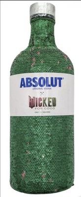 2025 Ltd Ed. ABSOLUT VODKA X WICKED 750ML SKIN BAG, TAG & LABEL ONLY, NWT