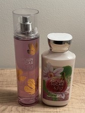 Bath Body Works Brown Sugar Fig Fragrance Body Mist Body Lotion Set of 2