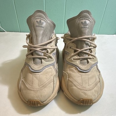 adidas Ozweego Pale Nude EE6462 Beige Suede Lace Up Men's Athletic Size 9.5 