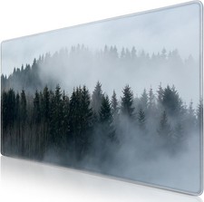 Gaming Mouse Pad Forest Pattern Extended XXLarge Mousepad Big Computer Keyboa...