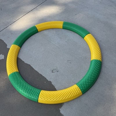 Lot of 8 green Yellow Weplay Tactile Curve Path Curved SensoryBalance Beams
