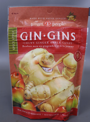 The Ginger People Spicy Apple Gin Gins Ginger Chews, 3 Oz (Pack of 3 )