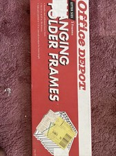 Office Depot Vintage Hanging File Frames Letter Sz Pack Of 2 Frames Made In USA