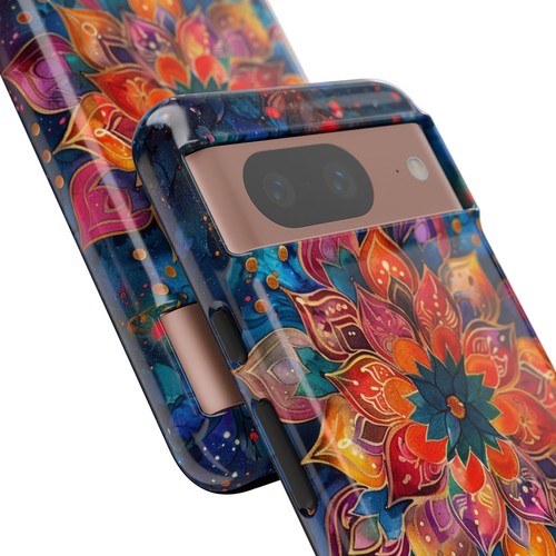 Mandala Flower Watercolor Phone Case for iPhone, Samsung Galaxy, Pixel - 第 254/256 張圖片