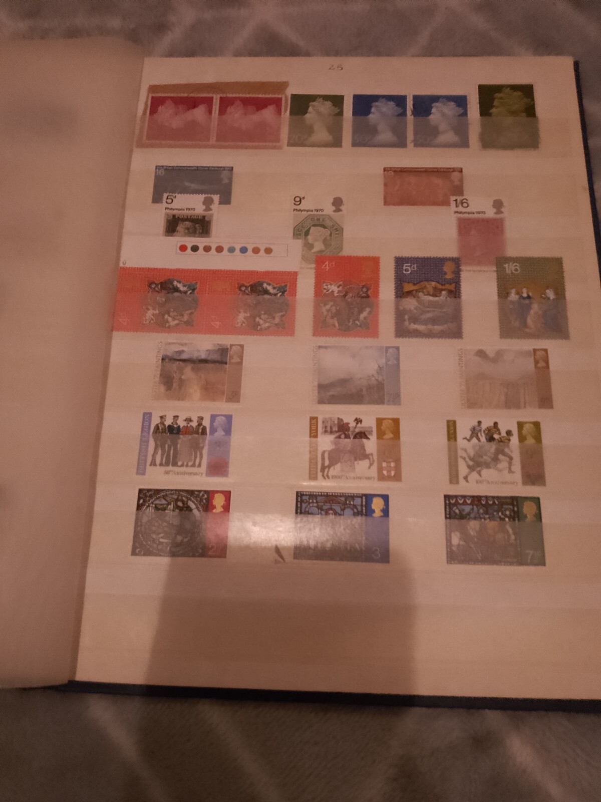 Stock Book 16 Page One 13 Pages Of Gb Stamps Nice Victoria Stamps eBay
