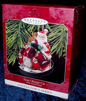 Vintage 1998 Hallmark SANTA'S BUMPER CAR #20 Here Comes Santa Keepsake Ornament