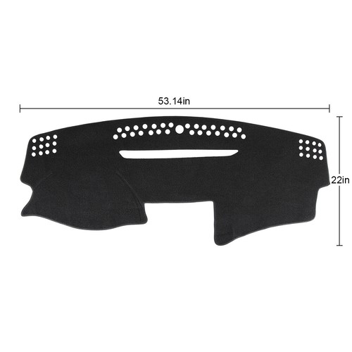 Cubierta de tablero de cuero para automóvil alfombrilla de tablero antideslizante para Toyota Camry 2007-2011 - Imagen 6 de 12