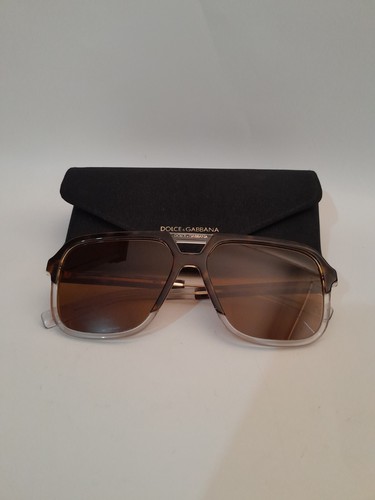 Dolce & Gabbana ANGEL DG 4354 Havana Brown Crystal Sunglasses With Case Used - Picture 17 of 17