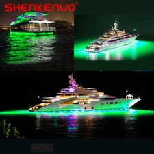 12V 5M LED GREEN UNDERWATER SUBMERSIBLE NIGHT FISHING LIGHT crappie ice Squid US