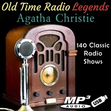 Old Time Radio Legends Agatha Christie 140 Shows On USB Flash Drive
