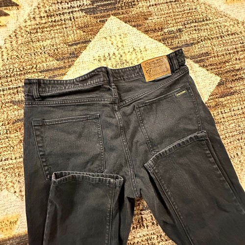 Volcom Vorta Jeans Mens 36x30 Black Slim Straight Denim Skater Casual Stretch - Picture 6 of 11