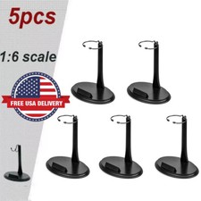 5pcs 1/6 Action Figure Dynamic Display Stand Universal Oval Base C Shape USA