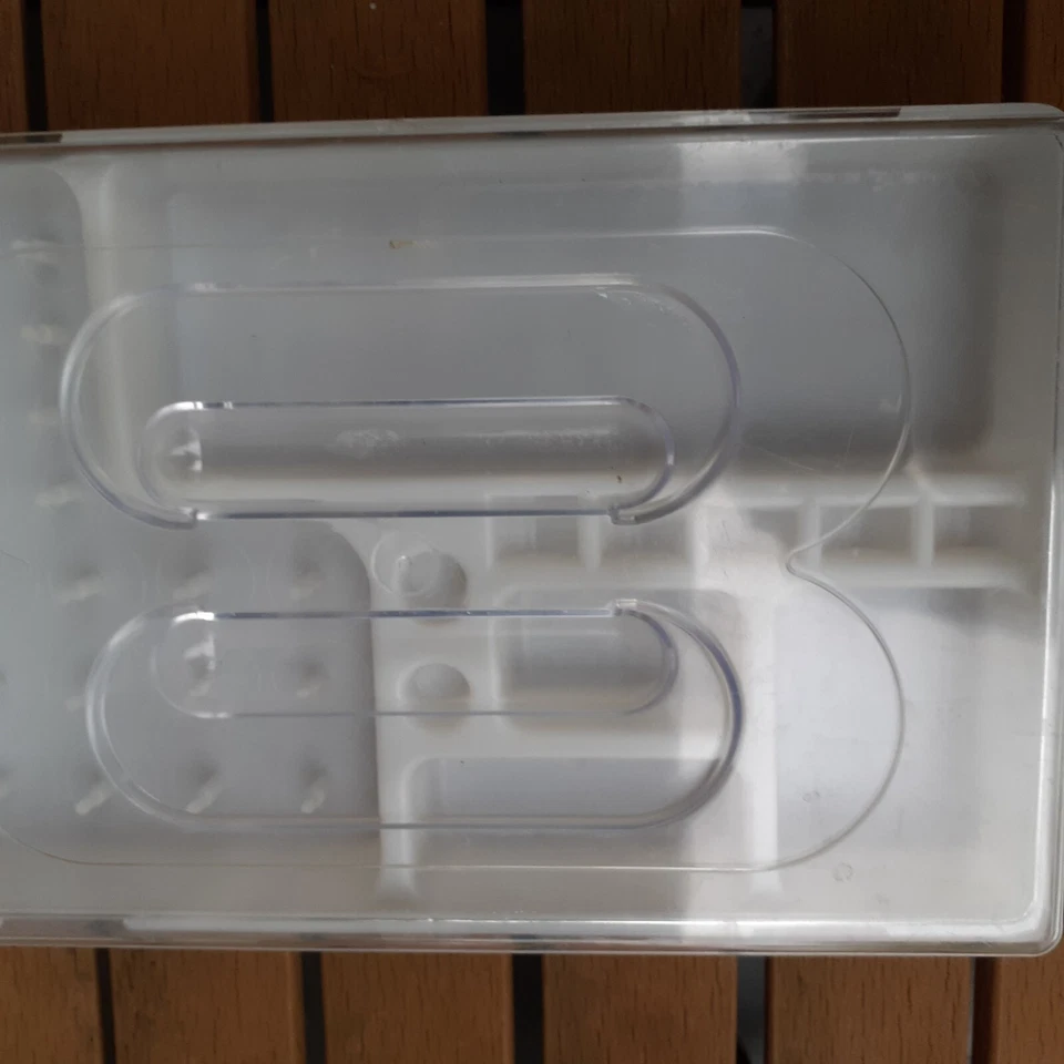 Caja de almacenamiento de costura soporte de accesorios de almacenamiento de hilo 8” x 13” x 3” tapa transparente Foto 2 de 2