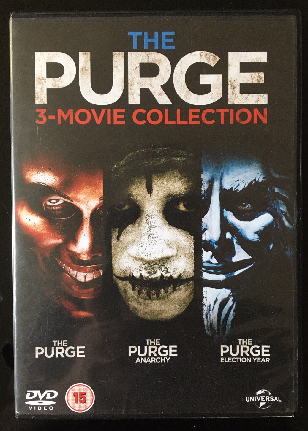 The Purge - 3 movie Collection (DVD x 3) Ethan Hawke, DeMonaco (DIR)