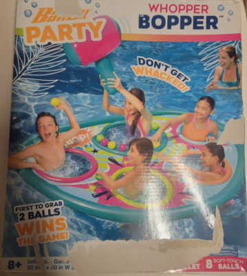 BANZAI Whopper Bopper Summer Party Floating Pool Game Swimming Float Water
