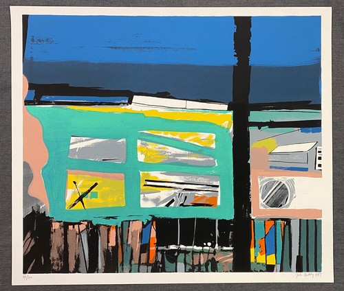 John Hultberg Witness 1977 Signed Limited Edition Silkscreen 30" x 27" - Picture 2 of 5