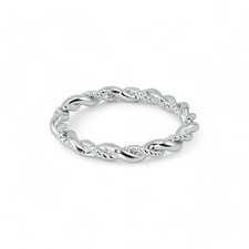 Sterling Silver Twist Ring