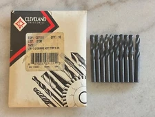 10 new Cleveland Letter D #2130 ACFT Type C Screw Machine HSS Twist Drills, USA