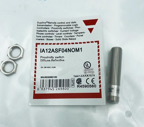 UN NUEVO Para Interruptor de Proximidad Carlo Gavazzi Sensor IA12ASF04NOM1. - Imagen 1 de 3