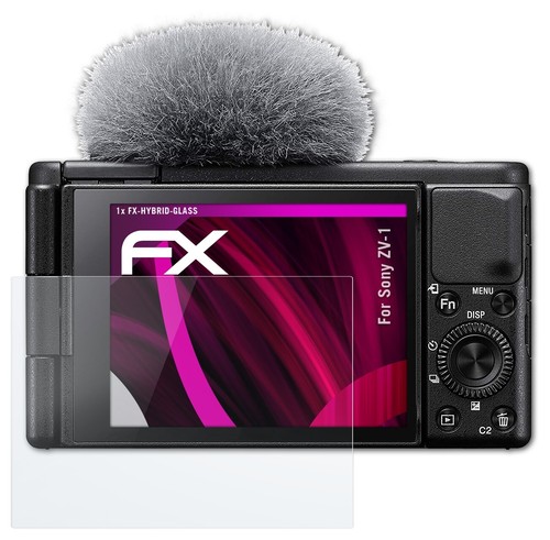 atFoliX Pantserglasfolie voor Sony ZV-1 Glass Protector 9H Beschermend pantser - Photo 3/5