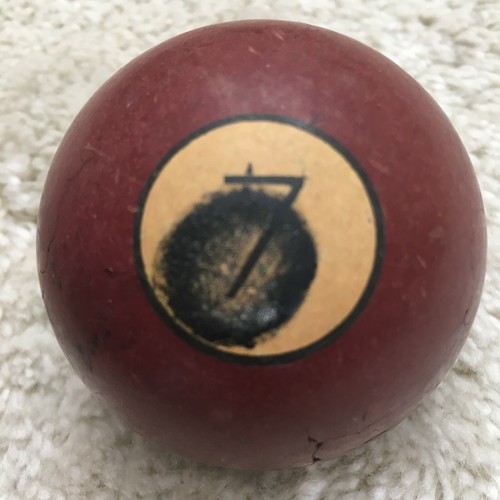 #7 Pool Ball. Antique, Vintage And Current Style Balls. Many To Choose From. - Picture 245 of 296