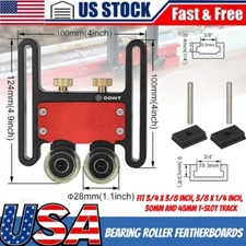 Updated Bearing Roller Featherboards, Featherboards for Table Saw Cutting and...