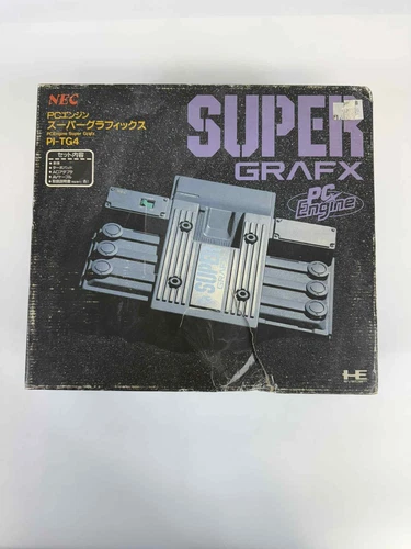 NEC Super Grafx Console Japan with BOX onlyDEFECT! Damaged! FOR PARTS OR REPAIR!