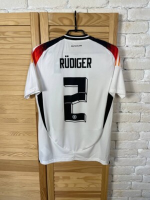 RUDIGER GERMANY TEAM JERSEY HOME FOOTBALL SOCCER SHIRT ADIDAS TRIKOT MEN sz S