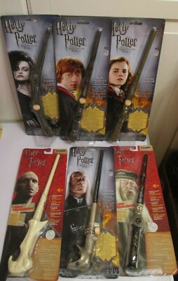Tomy Zauberstab Popco HP Halbblut Hermine Ron Bellatrix Malfoy Dumbledore Voldemort