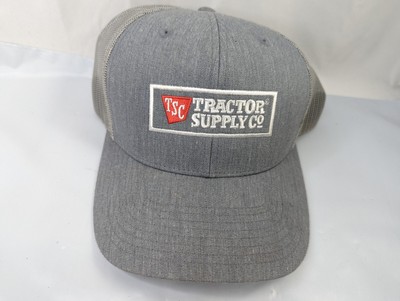 Tractor Supply Co Snapback Cap Hat Gray Mesh 