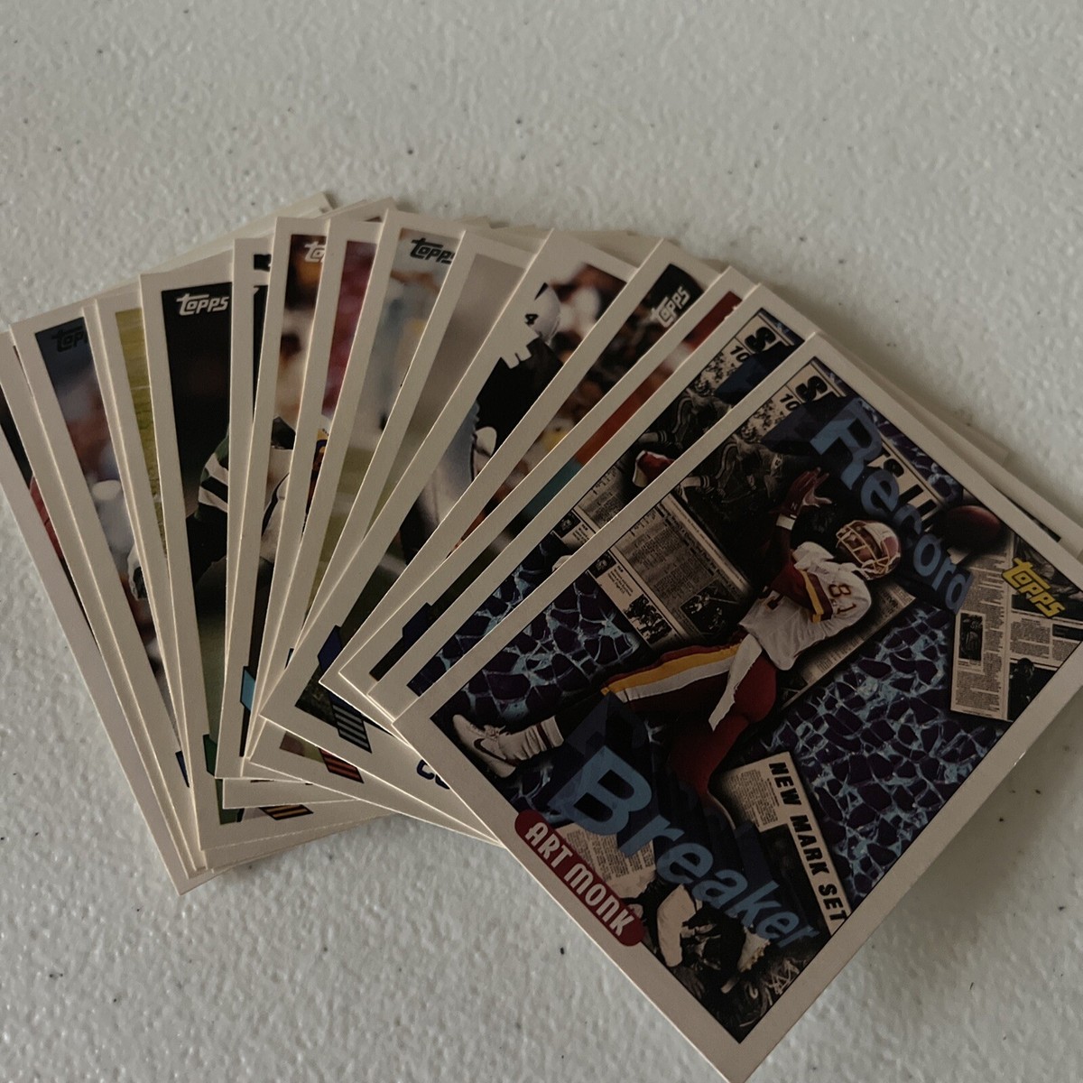 1993 Topps Football Set Series 1 300 Cards 27 Rookies & 54 Hall Of