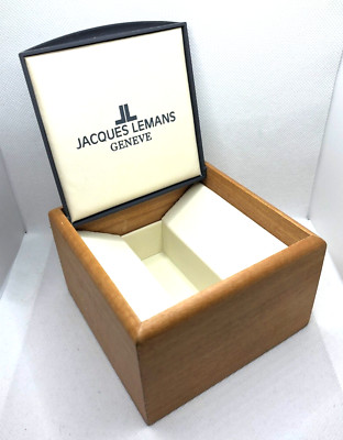 Jacques Lemans Geneve Wooden watch box only