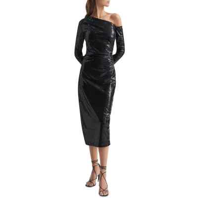 reiss black sequin dress Reiss Jodie