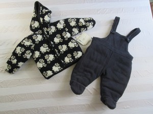 designer baby snowsuit