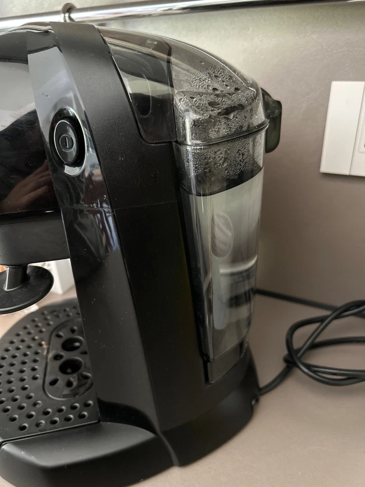 macchinetta del caffè con cialde e posa. Colore nero. Dotata di tutti i pezzi. - Immagine 3 di 4