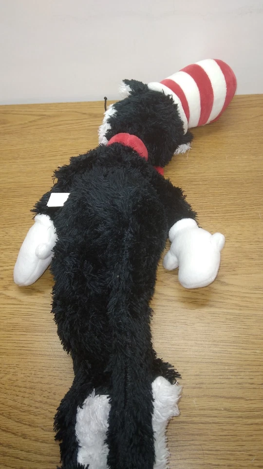 "Juguete de peluche Dr. Seuss Cat in the Hat 20"" Manhattan Toy Co. 2002 de colección leer descripción" Foto 4 de 4