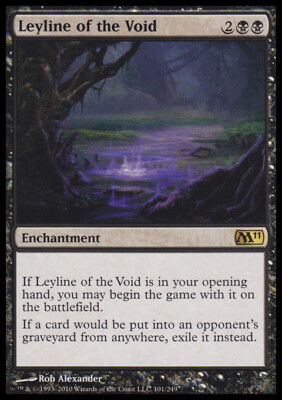 Magic the Gathering MTG Leyline of the Void (101) Magic 2011   LP