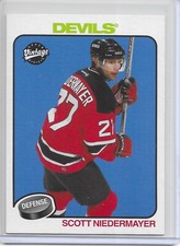 2001-02 Upper Deck Vintage Hockey Scott Niedermayer Card # 152 New Jersey Devils