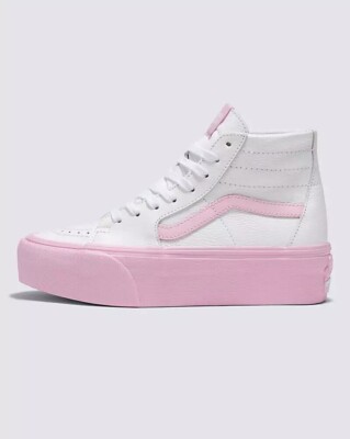 New Vans x Barbie SK8-HI Tapered Stackform True White Pink
