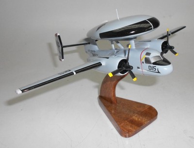 Grumman E-1 Tracer Carrier AEW Aircraft Wood Model Replica Large Free Shipping