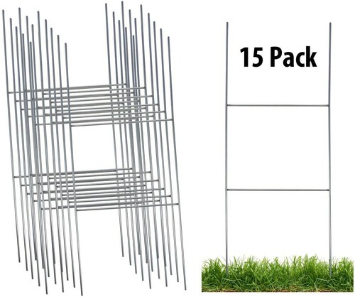 Sturdy Metal H Frame Wire Step Stakes for Yard Signs(10 x 30 inch)(Stakes Only) - Picture 5 of 8