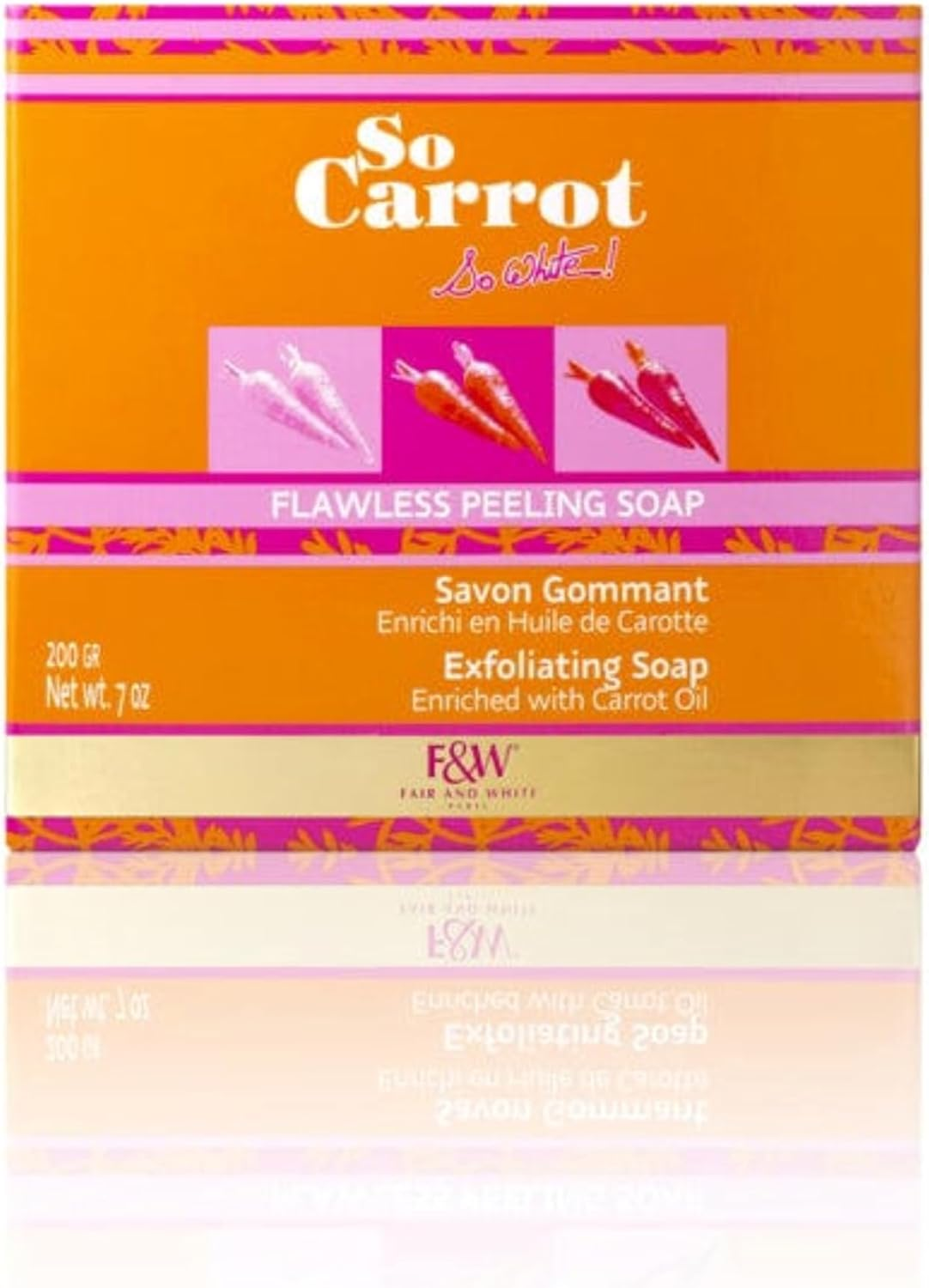 Fair and White so Carrot Exfoliating Soap 200 G 7445051969976 eBay