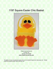 Easter Chic Basket-Plastic Canvas Pattern or Kit