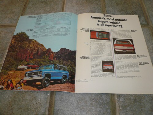 1973 Chevrolet Trucks - Recreational Vehicles Sales Brochure - Vintage  - Picture 5 of 9