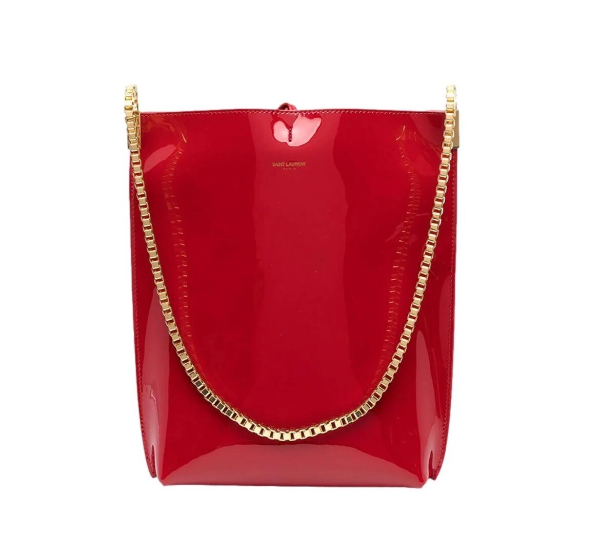 NWT Saint Laurent Suzanne Red Vernis Patent Leather Small NWT Saint Laurent Suzanne Red Vernis Patent Leather Small