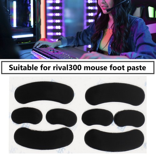 2 Sets Adesivi Forma Di Piede Topo Skate Per Il Mouse Del Computer - Photo 6/12