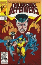 SECRET DEFENDERS #1 FOIL COVER / WOLVERINE / SPIDER-WOMAN / DR.STRANGE / 1993