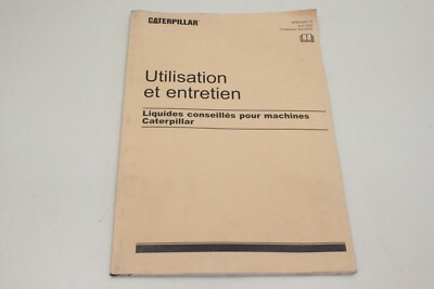 CATERPILLAR SFBU6250-14 2005 FRA Utilisation et entretien Service Manual